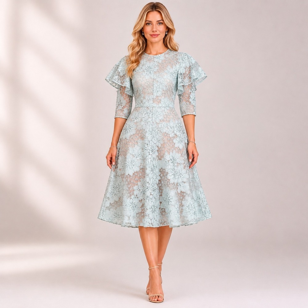 Raquel Couture Angelcore Garden Country Lace Dress Fairycore Under Layers Size 2